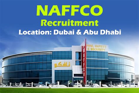 NAFFCO Recruitment for new job vacancies in Dubai & Abu Dhabi 2023