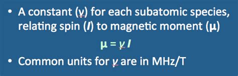 Gyromagnetic ratio (γ) - Questions and Answers in MRI