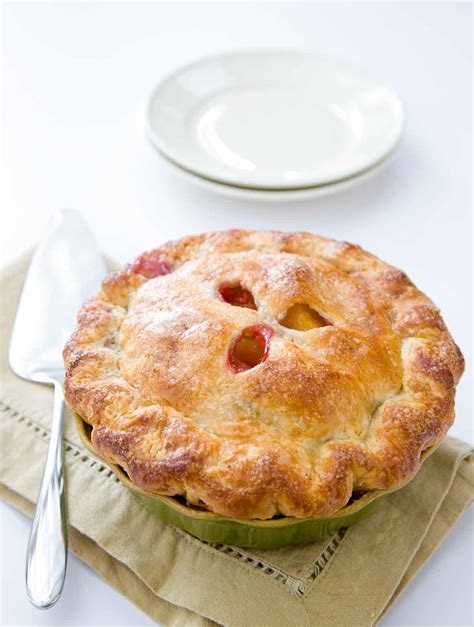 Raspberry-Nectarine Pie Recipe | Leite's Culinaria