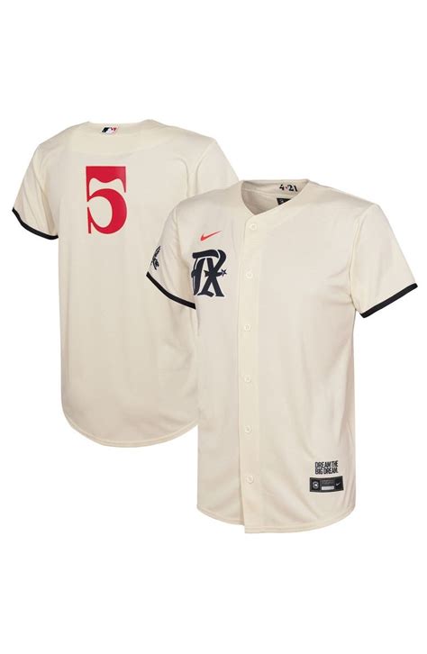 Nike Youth Nike Corey Seager Cream Texas Rangers 2023 City Connect Replica Player Jersey | Nordstrom