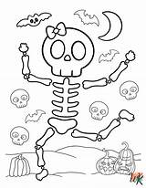 20 Skeleton Coloring Pages For Kids  ColoringPagesWKcom sketch template