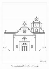 Free California Mission Coloring Page  Printables Kidadl sketch template