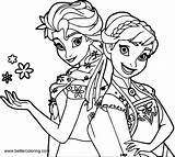 Frozen Elsa And Anna Coloring Pages  Free Printable sketch template