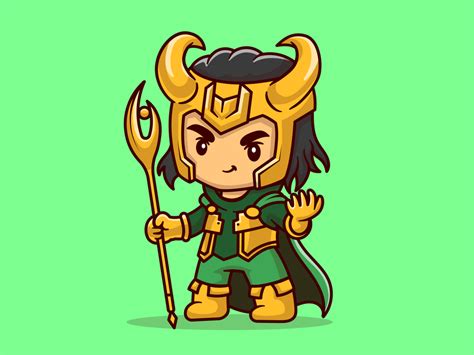 Loki ⌛ ⏱️💂🗡️ | Marvel character design, Cute cartoon drawings, Marvel ...