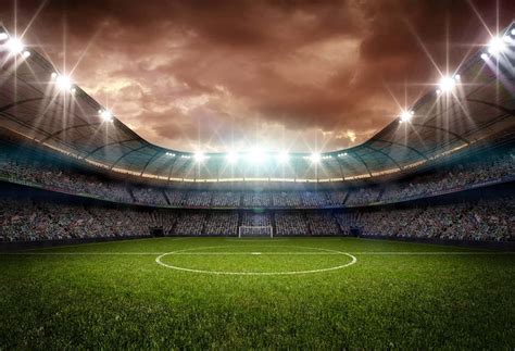 Download "View From Above of the Soccer Stadium" Wallpaper | Wallpapers.com