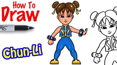 How to Draw Chun-Li | Street Fighter