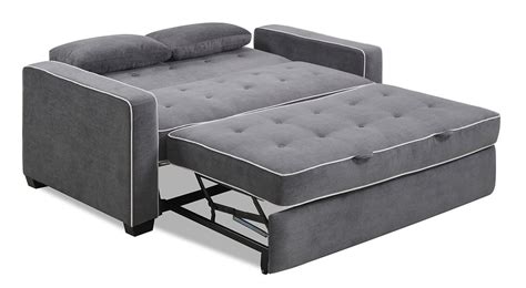 Augustine Loveseat Queen Size Sleeper Moon Grey by Serta / Lifestyle | Convertible sofa bed ...