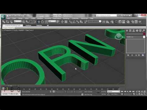 Cheerleaders and Sport Girls: 3ds Max Logo Tutorial