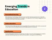 Colorful Modern Education for the Future Presentation - Venngage