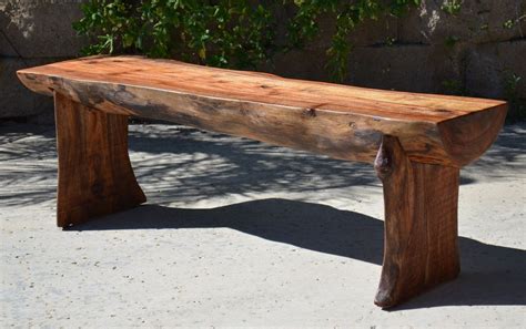 Would be beautiful in front of the barn. Rustic Log Bench. $699.00, via Etsy. #diyfurniturebench ...