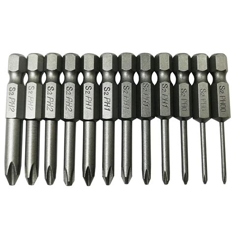 RW 0059-004 JIS (Japanese Industrial Standard) Screwdriver Impact Bits #2#3 Standard Long 1/4 ...