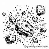 Asteroid Coloring Pages  Free & Printable sketch template