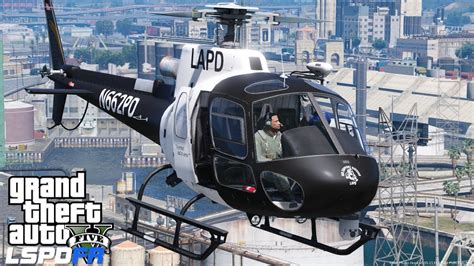 GTA 5 LSPDFR Police Mod 486 | Helicopter Callouts | LAPD Air Support ...