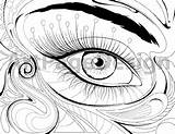 Adult Mandala Coloring Page For Evil Eye Pages sketch template