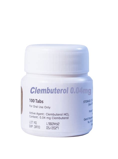 Clembuterol 40mg - Genlipharma