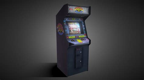 Street Fighter 2 Champion Edition Arcade Machine - 3D model by Dethicus_M [02776f9] - Sketchfab