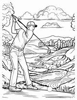 Golf Coloring Pages Fun Designs For Kids And Adults sketch template
