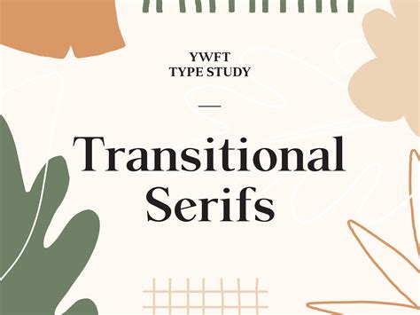 YWFT Type Study: Transitional Serifs - YouWorkForThem Blog