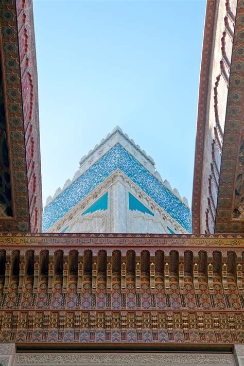 Hassan II Mosque Interior - Ceiling Stock Photo - Image of architectural, mosque: 17485392