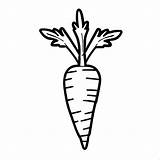 Carrot With Leaves coloring Page Lulu Pages sketch template