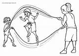 Jump Rope Coloring Pages To Print  Free Printable sketch template