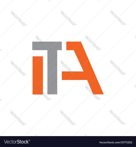 Ita letter logo vector image on VectorStock | Letter logo, Vector logo ...