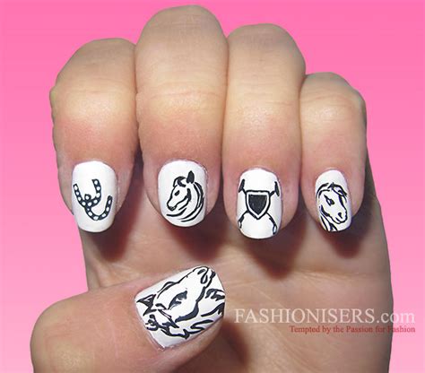 Cute Horse Nail Art Designs | Fashionisers