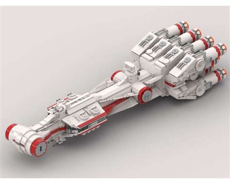 LEGO MOC Corellian corvette CR90 by Mechael | Rebrickable - Build with LEGO