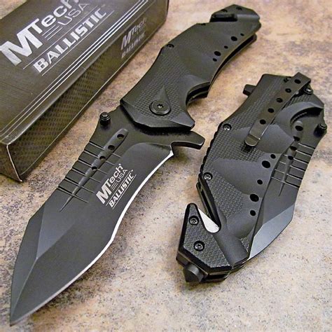 8.75" MTech USA Ballistic MT-A845BK Pocket Knife