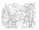 Dibujos Para Colorear Del INVIERNO  Coloring Pages Winter sketch template