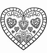 Heart Printable Coloring Pages sketch template