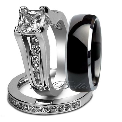 25 Ideas for Womens Black Wedding Ring Sets – Home, Family, Style and ...