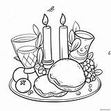 Shabbat Shalom Coloring Page 67142 53956 sketch template