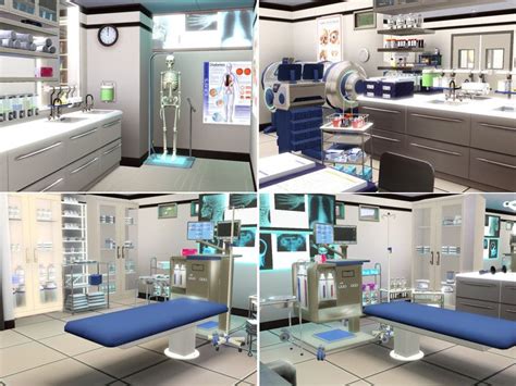 trin303's Little Village Hospital | Sims 4 house design, Sims house, Sims 4 houses