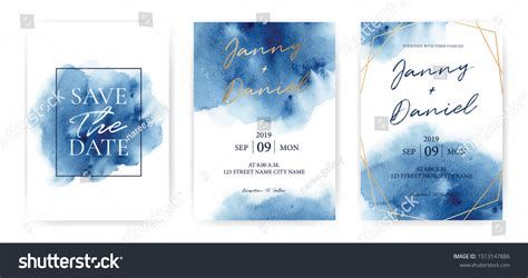 Navy blue wedding invitation border Images, Stock Photos & Vectors | Shutterstock