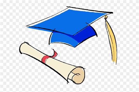 blue graduation cap clipart - Clip Art Library