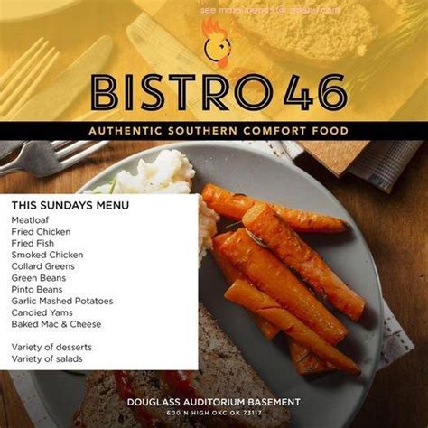 Online Menu of Bistro 46 Restaurant, Oklahoma City, Oklahoma, 73111 - Zmenu