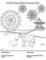 Coloring Contest  164th Clearfield County Fair sketch template
