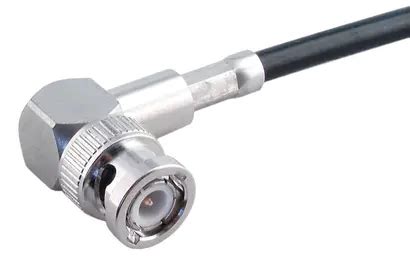 COAXIAL CONNECTOR, BNC, 50 Ohm, Right angle ca - HUBER+SUHNER