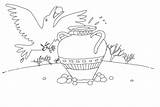 Thirsty Crow coloring Page  Free Printable Coloring Pages sketch template