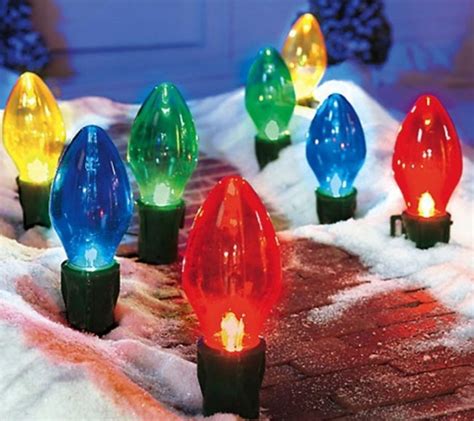 Giant Bulb Outdoor Christmas Lights Ornaments | Christmas