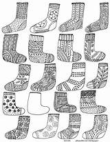 Silly Sock Coloring Page Pages sketch template