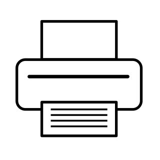 Printer Icon, Transparent Printer.PNG Images & Vector - FreeIconsPNG