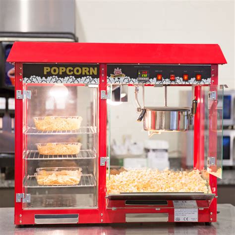 Carnival King PMW17R Royalty Series 8 oz. Commercial Popcorn Machine / Popper with Warming ...