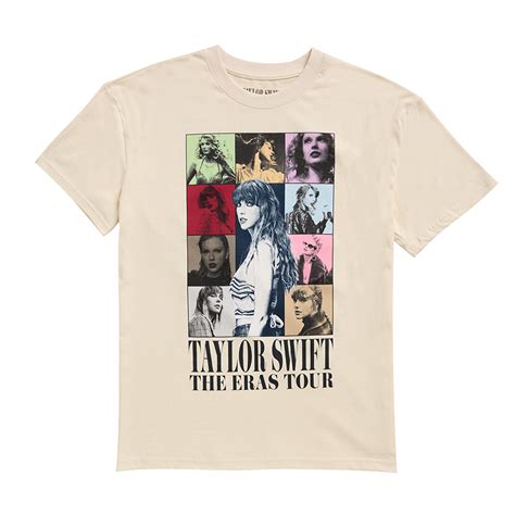 Taylor Swift The Eras International Tour Beige T-Shirt | Taylor Swift ...