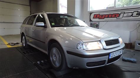 Skoda Octavia 1.9 TDI 101hp Adler Auto Godech Bulgaria Dynojet Linx - YouTube