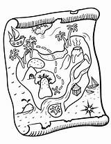 Treasure Map 10 sketch template