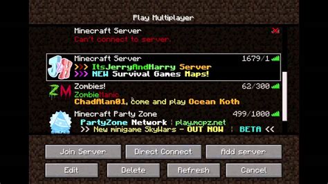 How to join and add servers on Minecraft tutorial -The Hive - Mineplex - Zombie Manic - YouTube