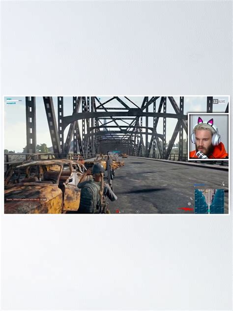 "Pewdiepie Bridge Meme" Poster for Sale by Cool-Stuff-Shop | Redbubble