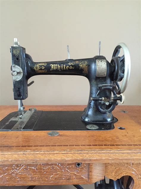 Antique White Sewing Machine | InstAppraisal